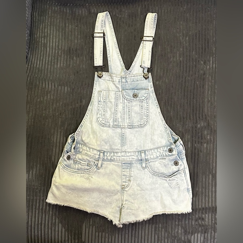 ABERCROMBIE & FITCH Denim Short Overalls